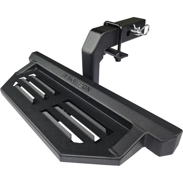IRONBISON Hitch Steps Universal Fit 2" Hitch Receivers with 5" Drop Step Heavy Duty Steel Hitch