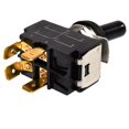 thumbnail image 3 of HQRP 3-Pack 4-Pin Toggle Switch for HY29E ON-OFF Steampunk Applications, Lamp, Trailer Restorations, DIY Projects + HQRP Coaster, 3 of 7