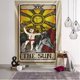 thumbnail image 1 of Tapiz de Tarot de brujería India, adivinación mística, colgante de pared, Tapiz psicodélico, tapices de brujería, decoración de habitación, manta de pared Fivean unisex, 1 of 2