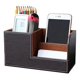 thumbnail image 1 of Bolsa de almacenamiento para bolígrafos/soporte para bolígrafos Marble Vein Desktop Organizer, Doraking Non-Slip Middle PU Leather Marble Vein Desktop Storage Box Organizer Pencil Holders (White, M) Zhivalor LH-0930, 1 of 4