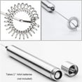 thumbnail image 3 of Electric Milk Frother Rod, Stainless Steel Handheld Milk Frother, Battery Operated Electric Motor Frother, Coffee/Latte/Cappuccino/Cream/Macchiato Milk Frother, 3 of 5
