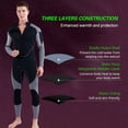 thumbnail image 4 of Suit 3mm Neoprene Wetsuit For Men Front Zip Full Body Diving Suit For Snorkeling Surfing  Diving Swimming, 4 of 7