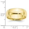 thumbnail image 3 of Avariah 10k Yellow Gold 7.2mm Lightweight Comfort Fit Wedding Band Size 10 - Ring Size 10.0, 3 of 6