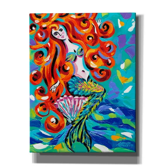 Epic Graffiti 'Ocean Friends IV' by Carolee Vitaletti, Canvas Wall Art, 26"x34"