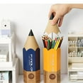 thumbnail image 4 of Office Cabinet Clearance Sale! Pen Holder*1 Cap*1 Pen Holder Storage Box Pencil Shaped Pen Holder Makeup Brush Container Cartoon Stationery Holder Creative Stationery Storage Suitable for Home, 4 of 4