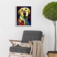 thumbnail image 2 of Kandinsky's Dog Abstract Multi-Coloured Oil Painting Art Print Framed Poster Wall Decor 12x16 inch, 2 of 5