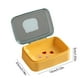 thumbnail image 3 of Jabonera Con Tapa, Almacenamiento Limpio, Drenaje De Agua, Compacta Y Duradera Para El Hogar, Viajes Y Baño., 3 of 9