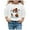 White, variant on Girl's Graphic Sweatshirt Kid Cute Pumpkin Print Crewneck Long Sleeve Shirts Pullover