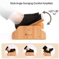 thumbnail image 2 of StrongTek Rocking Foot Rest Under Desk, Ergonomic Foot Stool with Three Adjustable Positions, Non-Slip Foot Step for Comfort & Stability, Enhance Work Posture & Circulation, Perfect for Office, Home, 2 of 6