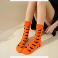 thumbnail image 3 of Halloween Mid Calf Socks, Unisex Fun Crew Socks with Halloween Print, Soft Comfy Breathable Polyester Blend, Perfect for Halloween Party, Daily Wear, and Gift Exchange, 3 of 3