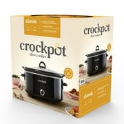 Crock-Pot Manual 7-Quart Slow Cooker, Black