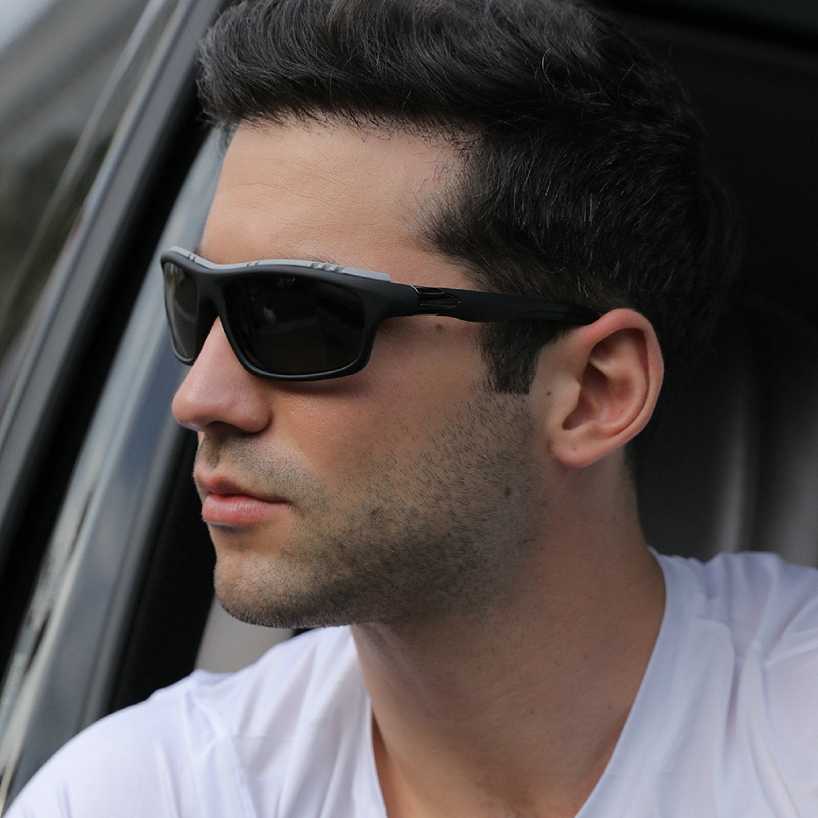 ProSPORT HD Copper Bifocal Reader Sunglasses - Matte Black, +1.50, Blue Light Blocking Wrap - View #11