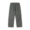 thumbnail image 3 of Men's Convertible Quick Dry Hiking Pants Outdoor Cargo Zip-Off Lightweight Nylon Climbing Trousers with Zip Pockets, Multi-Size Available, 3 of 4