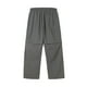thumbnail image 3 of Pantalones largos de nailon para hombre, con cremallera, para escalada, secado rápido, informales, con botones y bolsillos laterales., 3 of 4