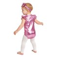 thumbnail image 6 of Hansber 2Pcs Metallic Outfit for Baby Girls Sparkly Romper Toddlers Birthday Party Fancy Dress Up Pink 18-24M, 6 of 7