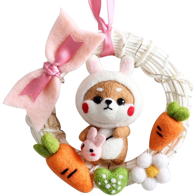 Animals Wool Felting Kits, Complete Needle Felting Tools and Supplies Felted Animal Wool Felt Basic Tools Needle Felting Wet Needle Felting Starter Kit for DIY Felting Starters and Kids