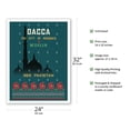 thumbnail image 2 of Dhaka (Dacca) - The City of Mosques & Muslin (Dhaka Cotton Fabric) - See Pakistan - Vintage Travel Poster by Motahar c.1961 - Bamboo Fine Art 290gsm Paper Print (Unframed) 24x32in, 2 of 4