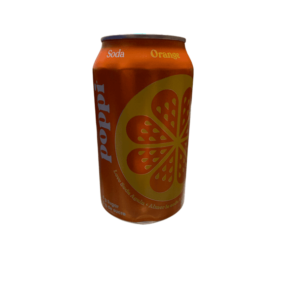 Poppi Orange Soda 355ML - Canadian Edition