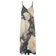 thumbnail image 4 of Boho Vintage Floral Sleeveless Dress Woman Fashion Long Dresses Women's Summer Suit Dress Summer 2025 Women, 4 of 7