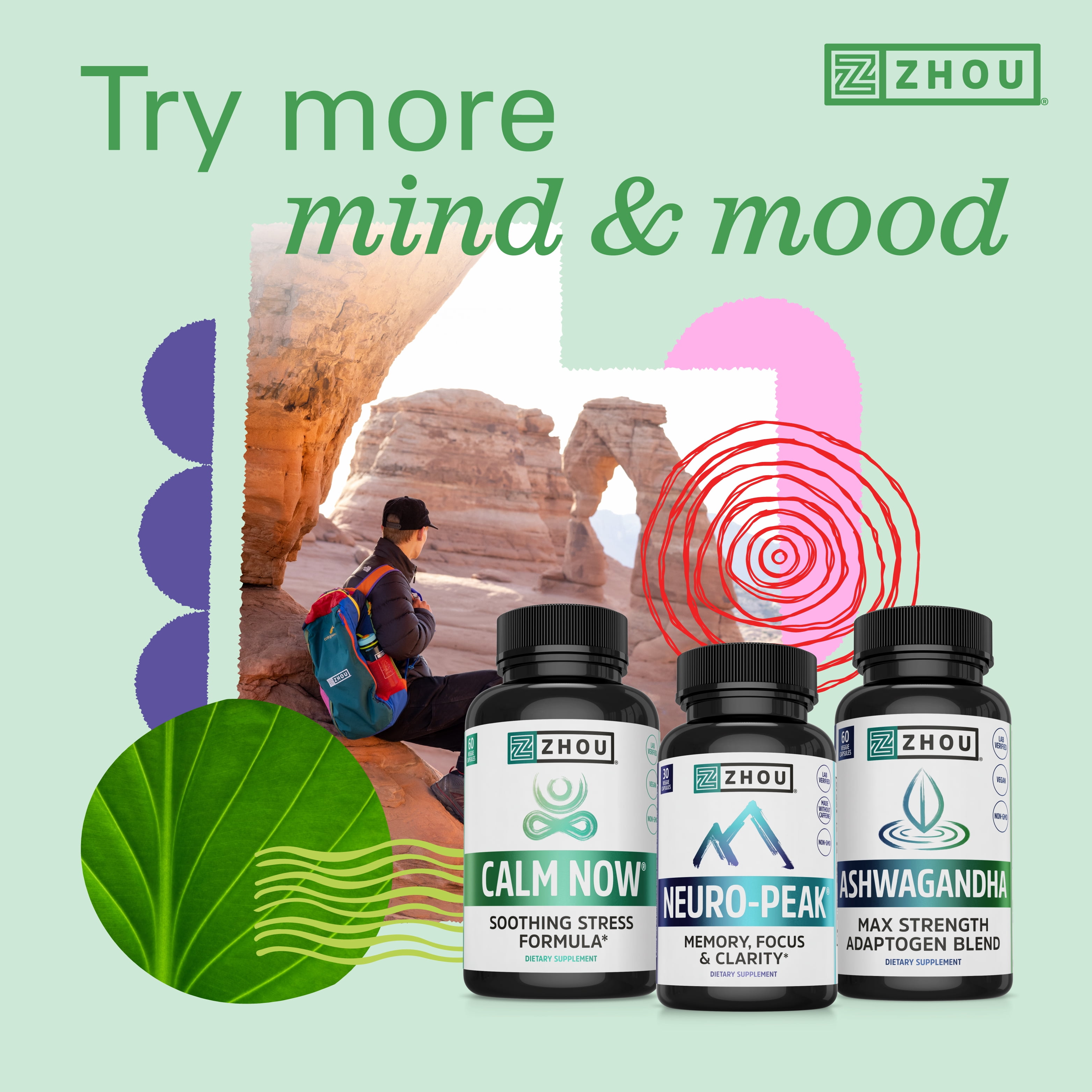 Zhou Drift Off Premium Sleep Aid with Valerian Root & Melatonin | Sleep Well, Wake Refreshed | 30 Servings, 60 Veggie Caps