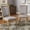 Grey, variant on iNSPIRE Q Amadell French Country Reclaimed Natural Finish Linen Dining Chair, Grey (Set of 2)