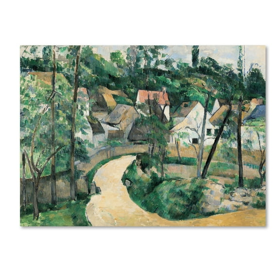 Trademark Fine Art 'Turn In The Road' Canvas Art by Cezanne