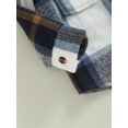 thumbnail image 7 of Bagilaanoe Toddler Baby Boy Flannel Shirts Jacket Plaid Long Sleeve Single-Breasted Shacket 4T 5T 6T Kids Fall Casual Outwear, 7 of 7