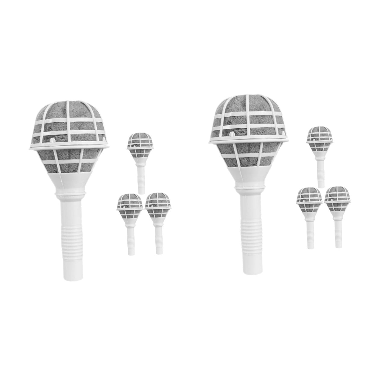 Worgeous 8 pcs  Bride Bouquet Holders Wedding Bridal Bouquet Holder Foam Floral Handle Bouquet Holder