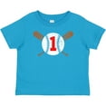 thumbnail image 3 of Inktastic First Birthday Weathered Baseball Design with Bats Boys or Girls Baby T-Shirt, 3 of 5