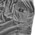 thumbnail image 4 of cocolona Mens Solid Color Casual Corduroy Pants Elastic Waist Straight Wide Leg Workout Gym Pants with Pockets, 4 of 5