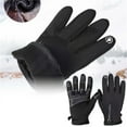 thumbnail image 2 of Warm Winter Gloves Zipper Warm Screen Gloves For Outdoor Cycling Windproof And Cold Autumn And Winter Mountaineering Badminton Sports Protective Gloves, 2 of 8