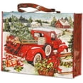 thumbnail image 3 of Red Truck & Pups Shopping Totes - Set of 4, 13 by 16 Inch Reusable Bags, 3 of 6