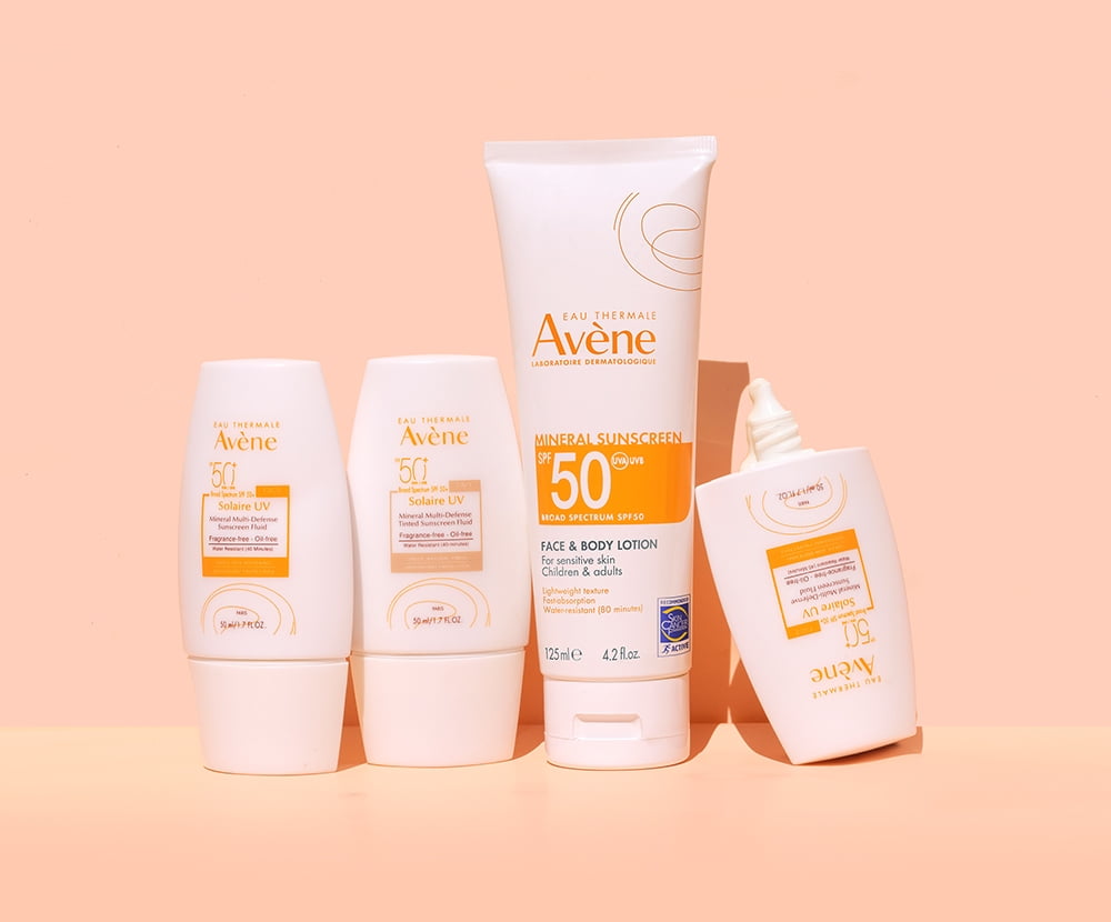 Avene Mineral Sunscreen SPF 50 Face and Body Lotion - Broad Spectrum SPF & Antioxidant Protection - Face & Body Sunscreen, 4.2 fl oz