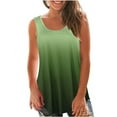 thumbnail image 1 of Yuyuzo Débardeurs pour Femmes Été Sans Manches T-Shirt Décontracté Col Rond Chic Color Block Blouse Fluide de Plage, 1 of 6