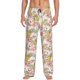 thumbnail image 1 of Fotbe Tropical Pink Flamingo Pineapple Pantalones de Pijama para Hombre, Pantalones de Dormir, Pantalones de Casa con Cintura Ajustable y Bolsillos-Medium, 1 of 6
