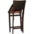 thumbnail image 5 of Riverbay Furniture Wood 24" Pad Back Folding Counter Stool in Chocolate, 5 of 9