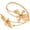 Gold, variant on Chunky Gold Flower Arm Cuff Bracelets for Women Boho Vintage Floral Upper Arm Statement Bangles Simple Open Bracelets Valentines Coquettish Jewelry