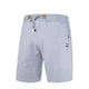 thumbnail image 2 of Qarigey Pantalones cortos para hombre, pantalones cortos de playa de verano, pantalones cortos deportivos sueltos para playa, ropa Prendas para la parte inferior del cuerpo Gris claro 4XL, 2 of 6