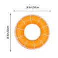 thumbnail image 3 of Miangastore 3pcs Fruit Design Swim Rings Inflatable Swimming Rings Children's Pool Supplies, 3 of 8