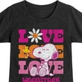 thumbnail image 3 of Peanuts - Love Woodstock - Toddler & Youth Girls Short Sleeve Graphic T-Shirt, 3 of 6