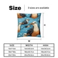 thumbnail image 5 of Platypus Pillow Covers - Set of 2 - 16x16, 18x18, 20x20 Inches - Unique Patterns for Various Occasions - Decorative Throw Pillowcases for Home Decor, 5 of 6