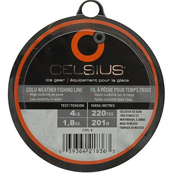 Celsius Cold Weather Monofilament Line, 220yds