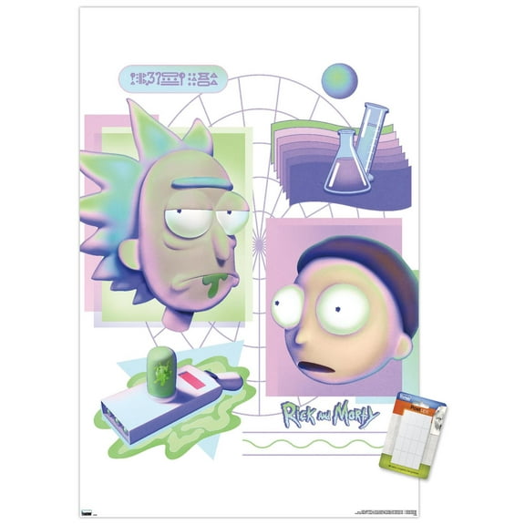 Rick And Morty - Chemistry Wall Poster, 22.375" x 34"