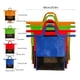 thumbnail image 3 of Organizador Multiusos para Bolsas de La Compra: Bolsa de Tela No Tejida de Gran Capacidad, 4 En 1, Reutilizable, Ideal para Carritos de Supermercado, Ideal para Compradores Ecológicos, 40 X 36 Cm., 3 of 7