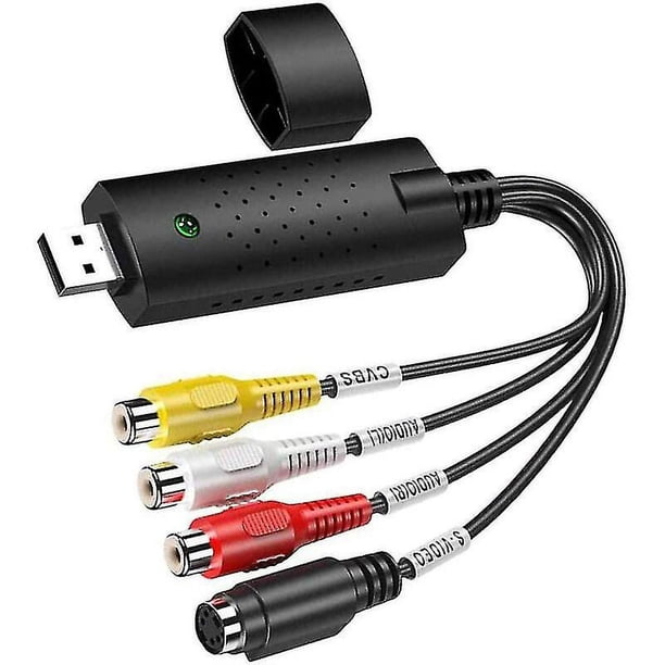 Rec O Capture Box, Convertidor De Captura De Video O Video Usb 2.0, Vhs A Digital Compatible Con 10/8/7/vhs/dvd/vcr/vista