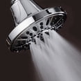 thumbnail image 4 of AquaDance 4 Inch Chrome Shower Head 6 Settings Adjustable Model 3305, 4 of 5