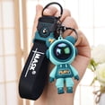 thumbnail image 1 of Cute Astronaut Keychain Personalized Backpack Keychains Kawaii Cartoon Key Ring For Women Men Gift, 1 of 4