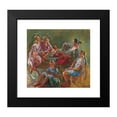 thumbnail image 2 of Anton Kolig 16x15 Black Modern Framed Museum Art Print Titled - The Artist's Family (1928), 2 of 5