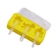 thumbnail image 2 of Wosthever Bonito molde para helado, moldes de silicona resistentes al calor, 3 ranuras, moldes antiadherentes de animales de grado alimenticio, Almacenamiento y organización del hogar Amarillo, 2 of 6