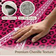 thumbnail image 6 of ODIKA Leopard Eiffel Spotted Cheetah Motif Tower Frame Print Paris Flowing Dynamic Non-Slip Chair-Friendly for Dining Room, Large Office, Lounge, 6 of 7